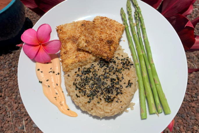 a piece of cake on a plate